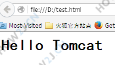 不使用tomcat访问html