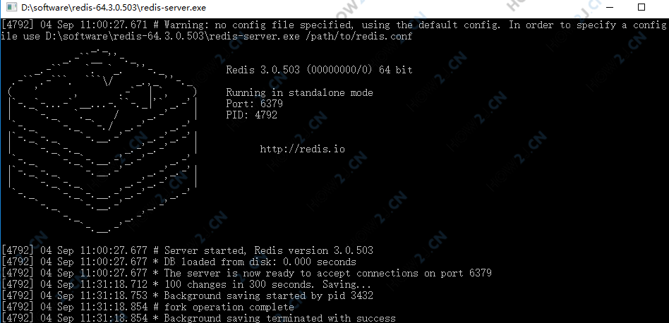 运行 Redis 服务器